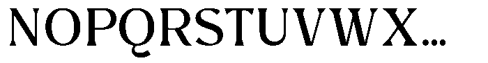 Avella Light Font UPPERCASE