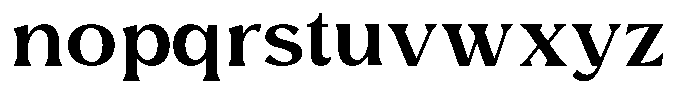 Avella Medium Font LOWERCASE