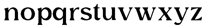 Avella Regular Font LOWERCASE