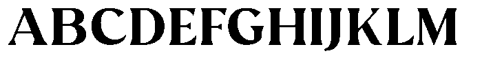 Avella Semi Bold Font UPPERCASE