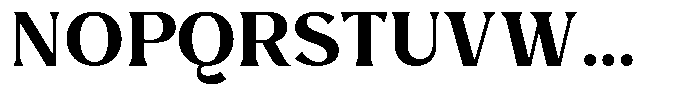 Avella Semi Bold Font UPPERCASE