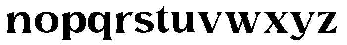 Avella Semi Bold Font LOWERCASE