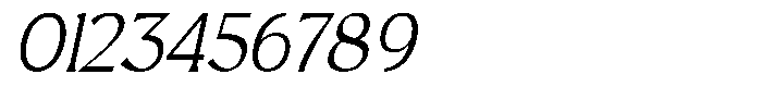 Avella Thin Italic Font OTHER CHARS