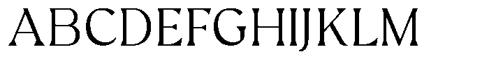 Avella Thin Font UPPERCASE