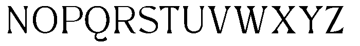 Avella Thin Font UPPERCASE