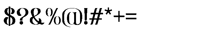Avello Font OTHER CHARS