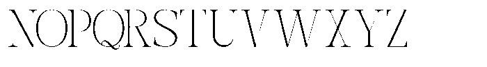 Aveloire Font UPPERCASE