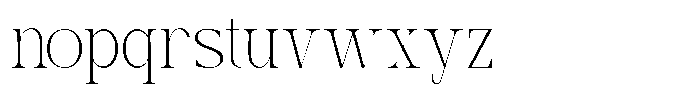 Aveloire Font LOWERCASE