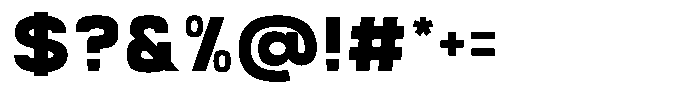 Avelora Bold Font OTHER CHARS