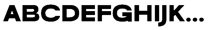 Avelora Bold Font UPPERCASE