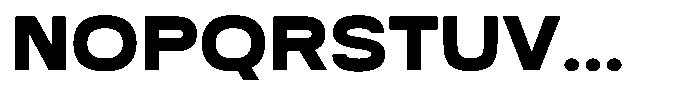 Avelora Bold Font UPPERCASE