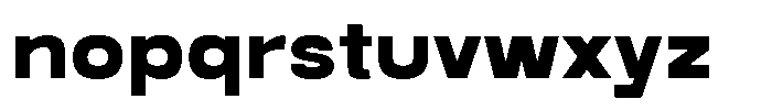 Avelora Bold Font LOWERCASE