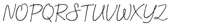 Avelora Script Font UPPERCASE