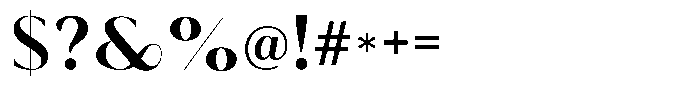 Avena Font OTHER CHARS