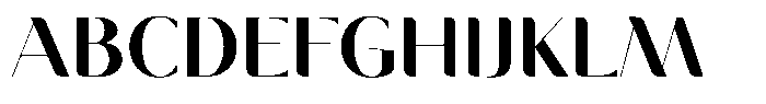 Avena Font UPPERCASE