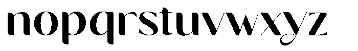 Avena Font LOWERCASE