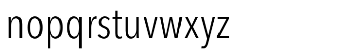 Avenir Next Condensed Light Font LOWERCASE