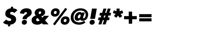 Avenir Next Cyrillic Black Italic Font OTHER CHARS