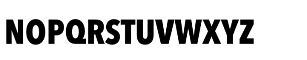 Avenir Next Paneuropean Condensed ExtraBold Font UPPERCASE