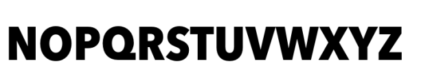 Avenir Next Paneuropean SemiCondensed ExtraBold Font UPPERCASE