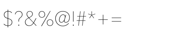 Avenir Next Paneuropean Ultra Light Font OTHER CHARS