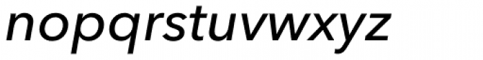 Avenir Next Pro Medium Italic Font LOWERCASE