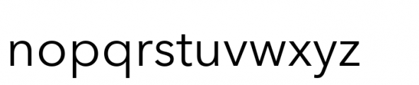 Avenir Next Variable Roman Font LOWERCASE