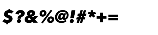 Avenir Next World Black Italic Font OTHER CHARS