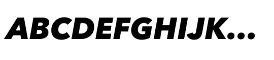 Avenir Next World Black Italic Font