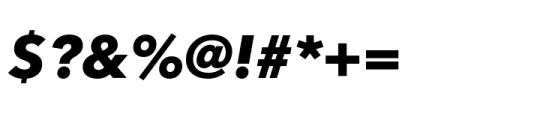 Avenir Next World ExtraBold Italic Font OTHER CHARS