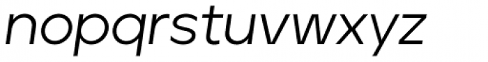 Aventa Italic Font LOWERCASE