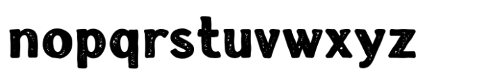 Aventia Sans Distressed Font LOWERCASE
