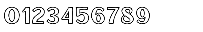 Aventia Sans Outline Font OTHER CHARS
