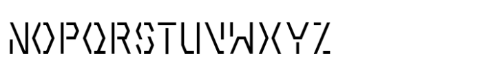 Aventuras Stencil Regular Font UPPERCASE