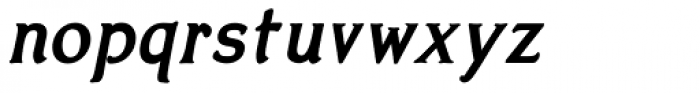 Avenue Demi Bold Italic Font LOWERCASE