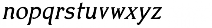 Avenue Italic Font LOWERCASE