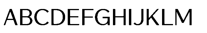 Avenyx Sans Regular Font UPPERCASE