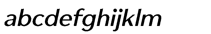 Avenyx Sans Semi Bold Oblique FONT