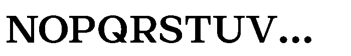 Avenyx Serif Bold Font UPPERCASE