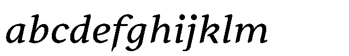 Avenyx Serif Regular Italic FONT