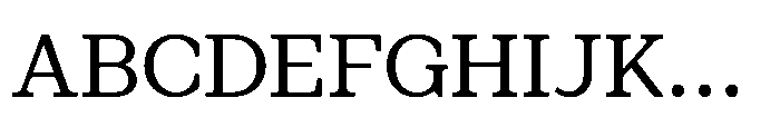 Avenyx Serif Regular Font UPPERCASE