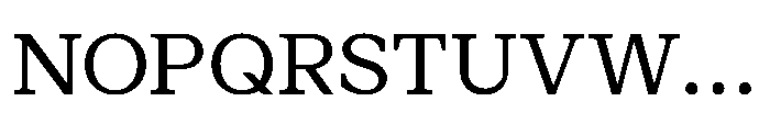 Avenyx Serif Regular Font UPPERCASE