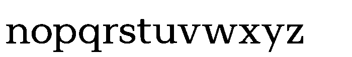 Avenyx Serif Regular Font LOWERCASE