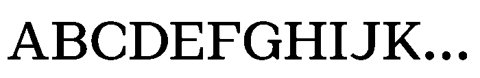 Avenyx Serif Semi Bold Font UPPERCASE