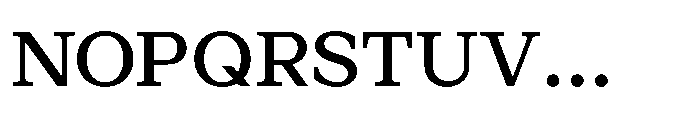 Avenyx Serif Semi Bold Font UPPERCASE
