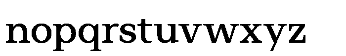 Avenyx Serif Semi Bold Font LOWERCASE