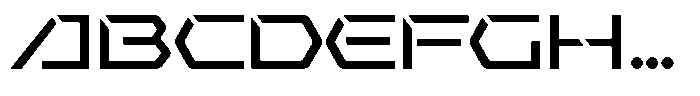 Aveqo Font UPPERCASE