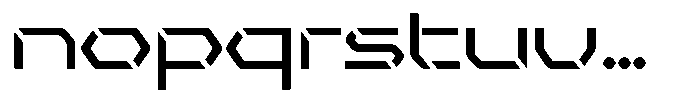 Aveqo Font LOWERCASE