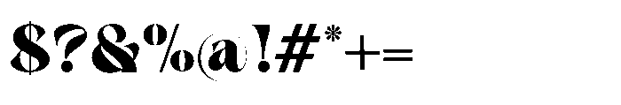 Aver Magera Regular Font OTHER CHARS