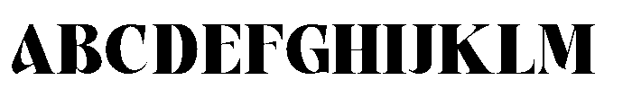 Aver Magera Regular Font UPPERCASE